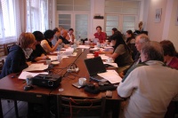První překladatelská dílna v rámci projektu Prethodžipen - Překlad se uskutečnila v Rokycanech (Foto: Jana Šustová)