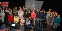 Romští vysokoškoláci z Česka na setkání v pražském divadle D 21 (Foto: Jana Šustová)