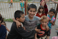 Romské děti z Rudňan (Foto: Jana Šustová)