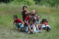 Děti z romské osady Rudňany na Slovensku (Foto: Jana Šustová)