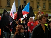 Příznivci DSSS pochodovali Brnem (Foto: Ivan Holas)