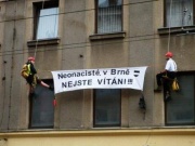 Odpůrci neonacistů v Brně (Foto: Ivan Holas)