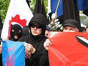 Stoupenci Dělnické strany (Foto: Štěpánka Budková)
