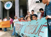 Demonstrace se zúčastnily také děti (Foto: ČTK)