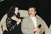 Jana Horváthová avec l'acteur Pavel Zedníček au festival Khamoro, photo: Archives de Jana Horváthová