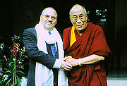 Dr Ian Hancock with Dalai Lama