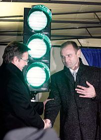 Interior Minister Ivan Langer and his Austrian counterpart Günther Platter (left), photo: CTK