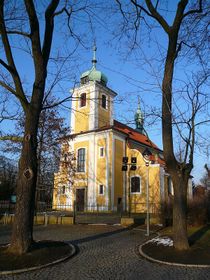 Kostel Povýšení sv. Kříže ve Vinoři, foto: Robinsoncrusoe, CC BY-SA 3.0
