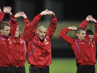 El delantero Milan Baroš (centro), foto: ČTK