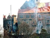 Burg Pernstejn nach dem Großbrand (Foto: CTK)