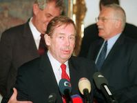 Sitzung des Sicherheitsrats, Havel, Zeman, Klaus, Foto:CTK
