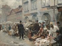 Luděk Marold, Vaječný trh v Praze, 1888, фото: Archiv Národní galerie v Praze