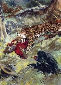 Ilustrace Zdeňka Buriana ke knize Strýček Indián