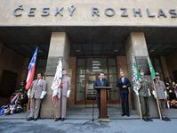 A ceremony at the Czech Radio building, photo: Jakub Plíhal