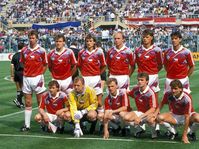 Czech team at the 1990 World Cup, photo: CTK