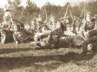 Legionarios checoslovacos de Francia en el región Těšínsko