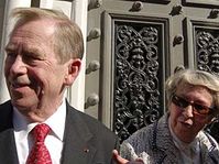 Václav Havel y Ivana Tigridová (Foto: CTK)