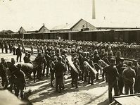Czech and Slovak soldiers leaving for war in 1915