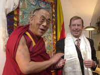 Le dalaï-lama et Vaclav Havel, photo: CTK