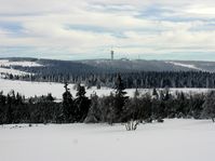 Les monts Métallifères avec le mont Klínovec, photo: Archives de Radio Prague