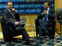 Petr Nečas y Jose Manuel Barroso, photo: ČTK