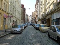 La rue Krymská, photo: Petr Vilgus, CC BY-SA 3.0 Unported