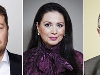 Tomio Okamura, Jana Bobošíková, Vladimír Dlouhý, foto: ČTK
