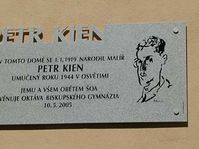 Gedenktafel für Petr Kien