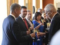 La nomination du nouveau gouvernement d'Andrej Babiš par Miloš Zeman, photo: ČTK
