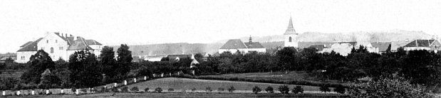 Panorama Miletína na počátku 20. století