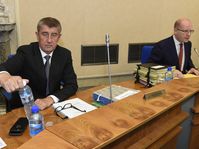 Andrej Babiš, Bohuslav Sobotka, photo: CTK