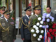 The remembrance ceremony in front of the Czech Radio building, photo: Jiří Němec