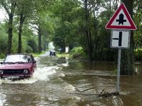 The swollen river Blanice, south Bohemia, Photo:CTK