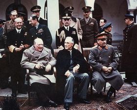  Уинстон Черчилль, Франклин Рузвельт, Иосиф Сталин, фото: открытый источник