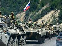 Russische Panzer in Georgien (Foto: ČTK)