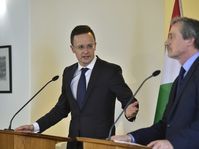 Peter Szijarto, Martin Stropnický, photo: CTK