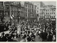 28. Oktober 1918 in Prag (Foto: Archiv des Militärhistorischen Instituts in Prag)