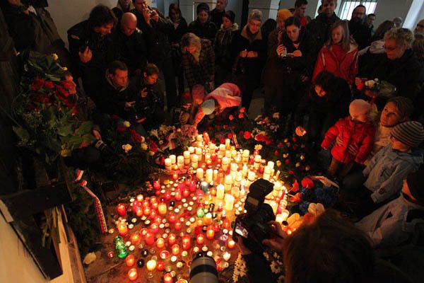 Commemoration of November 17, 1989 in Prague, photo: T. Adamec