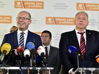 Bohuslav Sobotka, Milan Chovanec, photo: CTK