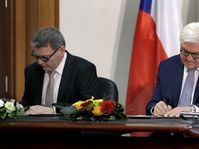 Lubomír Zaorálek und Frank-Walter Steinmeier (Foto: ČTK)