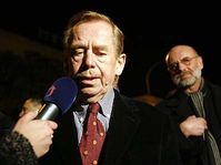Václav Havel y Jan Ruml (Foto: CTK)