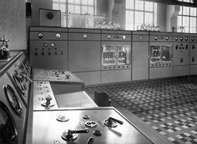Krátkovlnné vysílače v radiotelegrafické stanici v Poděbradech