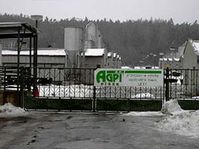 The pig farm in Lety