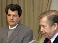 Oswaldo Payá Sardiñas y Vaclav Havel en Praga, 2003 (Foto: CTK)