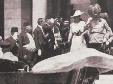 Archduke Franz Ferdinand and Sophie Chotek before the assassination