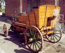 Replica of Božek's steam automobile