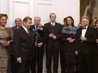 Vaclav Havel a fait ses adieux aux dirigeants politiques, photo: CTK