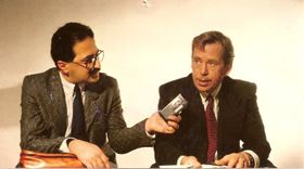 Freddy Valverde y Václav Havel