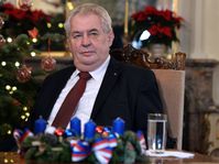 Le discours de Noël de Miloš Zeman, photo: ČTK