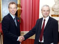 Tony Blair y Vladimir Spidla, Foto: CTK